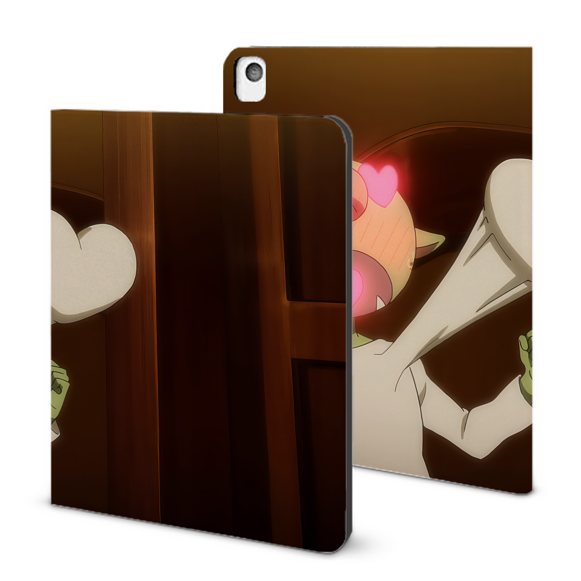 （画像用） 転スラ Regarding Reincarnated to Slime IPadケース ペンホルダー付き ブックスタイルデザイン